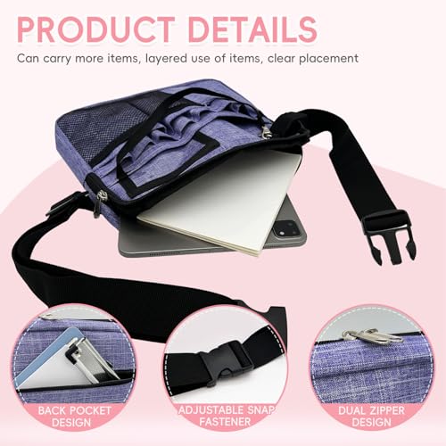 Nurse Funny Pack with Medical Gear Pockets - Durable Nurse Waist Pouch with Tape Holder, Adjustable Strap, and Utility Storage for Stethoscopes, Bandage Scissors & Supplies