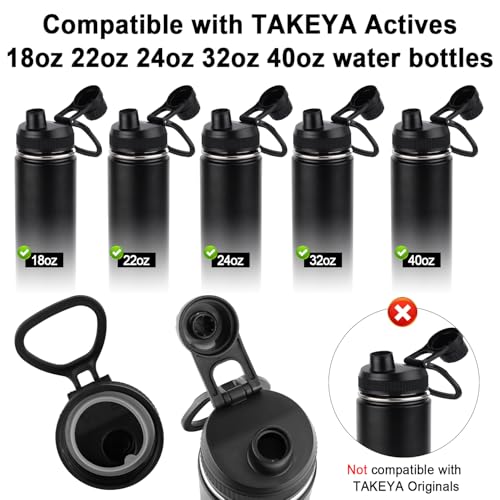 6 Pack Replacement Gaskets for TAKEYA Actives Water Bottles