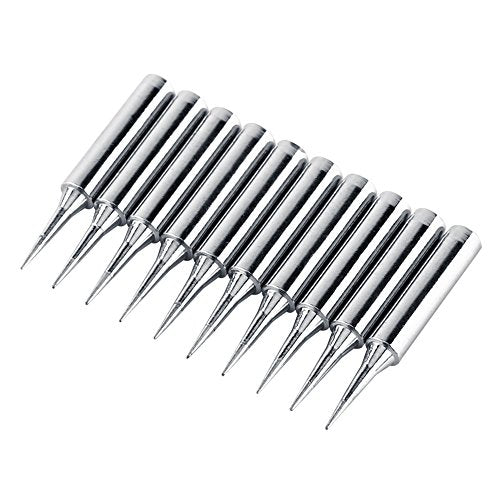 Health Gear 900m-t-1c Soldering Iron Tip, 900m Soldering Tips, 10 Pcs Iron Tips Soldering Tips 900m-t-i Solder Iron Soldering Iron Tip with Iron -Copper for Replacing The