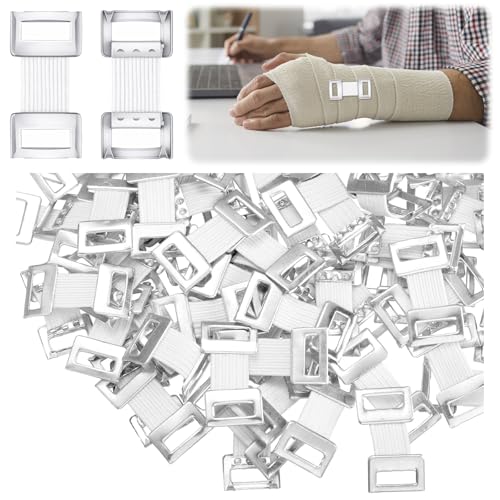 30 Pcs Reusable Elastic Bandage Clips with Metal Clasp