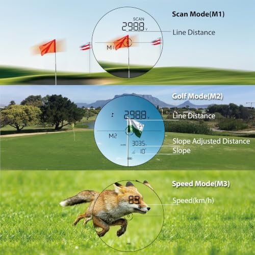 Laser Rangefinder with Slope for Golf & Hunting - GS03