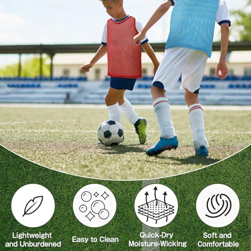 Youth and Adult Mesh Scrimmage Vests for Soccer & Basketball