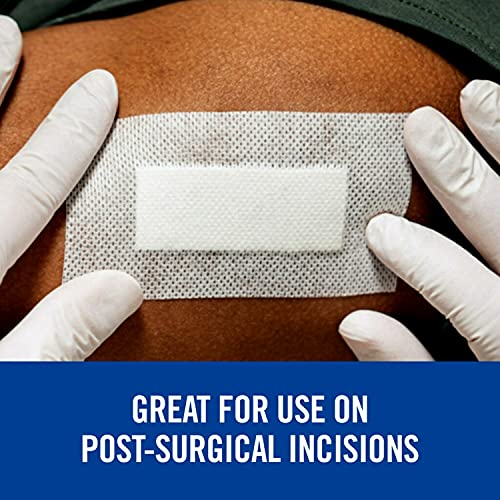 All-in-One Adhesive Wound Dressing Pads, 2.375 x 4 Inch, 5 Count