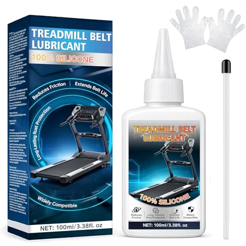 Treadmill Lubricant - 100% Silicone Lube with Applicator Tubes - 3.38 Fl Oz - Variation 1