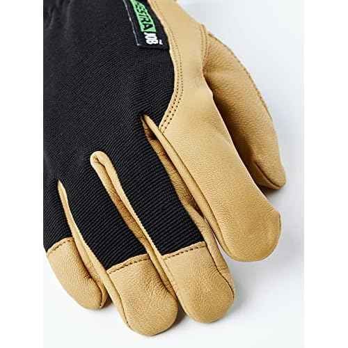 Hestra Job Kobolt Leather Gloves for Landscaping, Construction, Woodworking, and General Multi-Use Protection