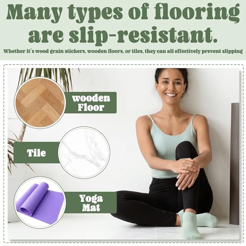 6 Pairs Women's Non-Slip Pilates Socks with Silicone Grips