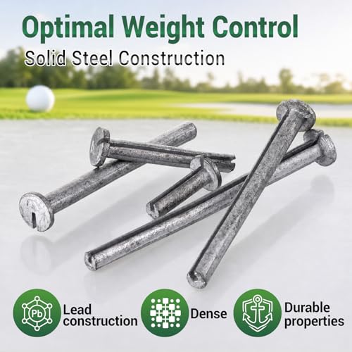 ElaraBerry 50-Piece Thin Golf Club Shaft Weights Set for Swing Weight Adjustment