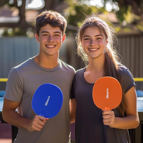 Cannon Sports 6-Color Unbreakable Table Tennis Paddle Set
