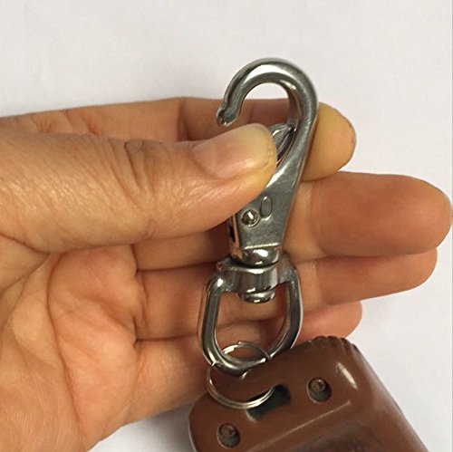 Stainless Steel Swivel Eye Snap Hook - 11/16 Inch, 120lbs