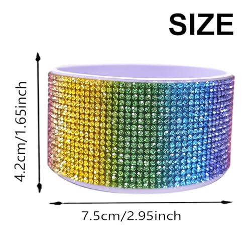 Diamond Glitter Silicone Boot for Stanley Cup 20-30oz - Rose Red