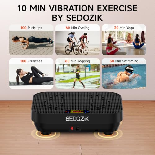 Vibration Plate for Lymphatic Drainage with Bluetooth - 450 Lbs Capacity