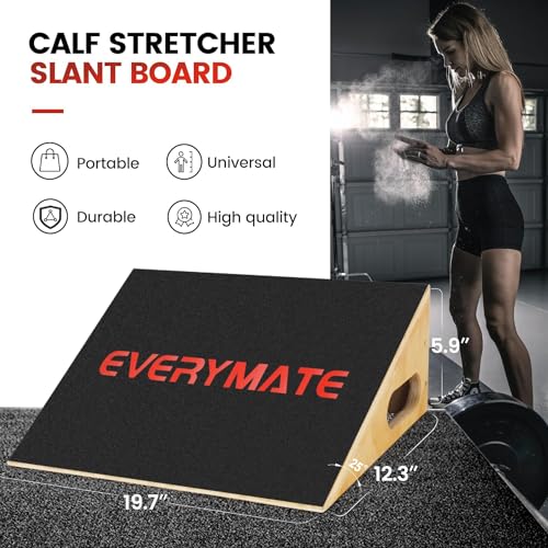 Calf Stretcher Slant Board - Non-Slip Squat Wedge Block - Slant Board-1