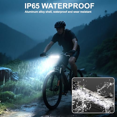 Siuyiu JW608 17* LED Bike Lights USB-C Rechargeable Super Bright Bicycle Headlight IP65 Waterproof for Night Riding