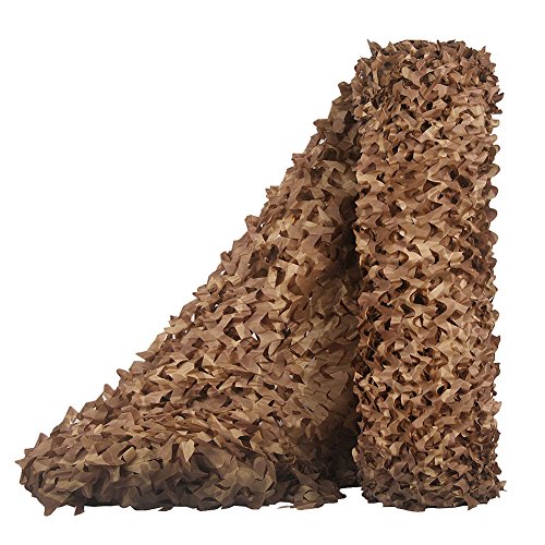 Camouflage Netting - Waterproof Desert Camo 1.5x2M (5x6.6ft)
