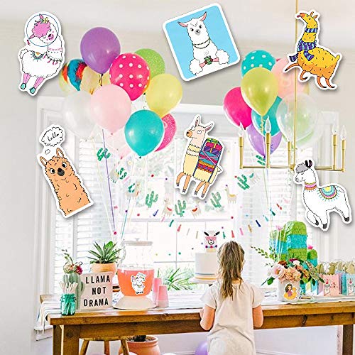 Llama Stickers - 50 Unique Waterproof Stickers for Crafts