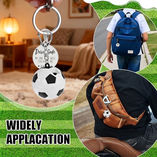 Musical Soccer Keychain with Cheering Sound - World Cup Fan Accessory