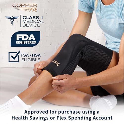 Copper Fit PRO Knee Compression Sleeve with Far Infrared Technology