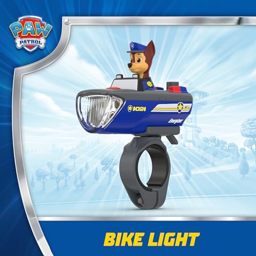 Energizer PAW Patrol Chase Kid's Bike Light - Detachable Front LED Safety Light