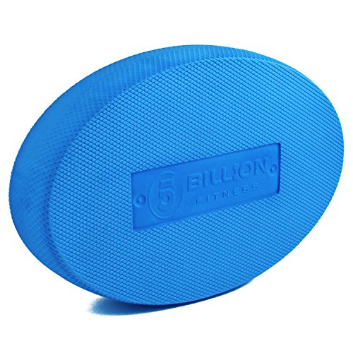 Foam Balance Pad - Non-Slip Stability Pad for Yoga & Fitness - Blue Oval