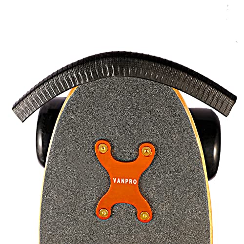 Skateboard Deck Guards Protector - Thin 7.84in Black 2pk