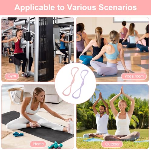 Figure 8 Resistance Bands for Strength Training - 2 Pack