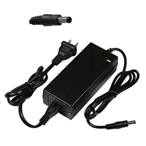 Jucuwe 42V 2A DC Male Power Adapter for 36V Electric Bike Lithium Battery Charger,Escooter Ebike Battery Charger Connector Diameter 5.5mmx2.1mm/2.5mm