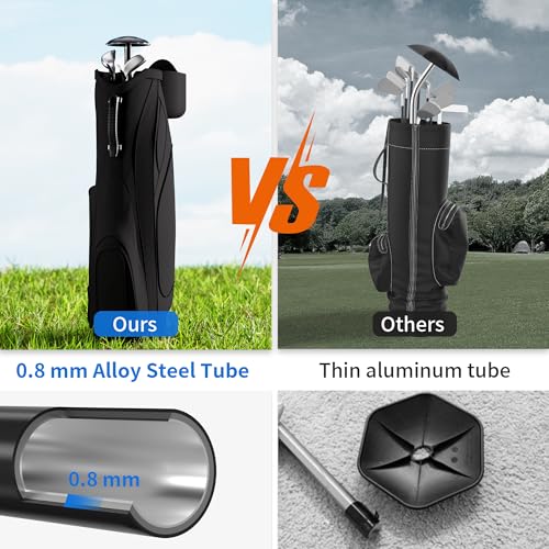 Adjustable Golf Travel Bag Support Pole - Heavy-Duty Alloy Steel, 27-56 Inch