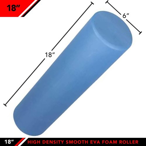 JFIT High Density EVA Foam Roller - Smooth Surface for Exercise & Muscle Recovery | Multiple Sizes Available