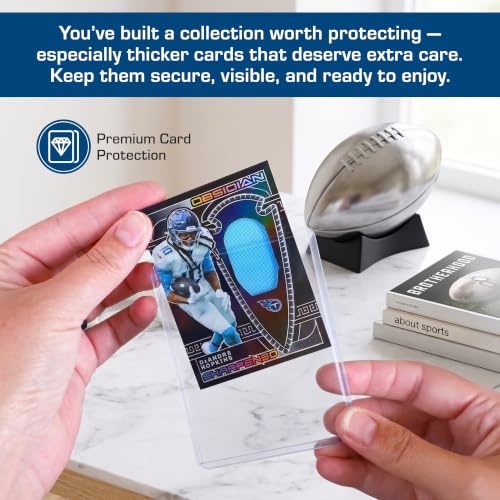 Durable Rigid PVC Topload Holders - Pack of 10 for Card Collecting