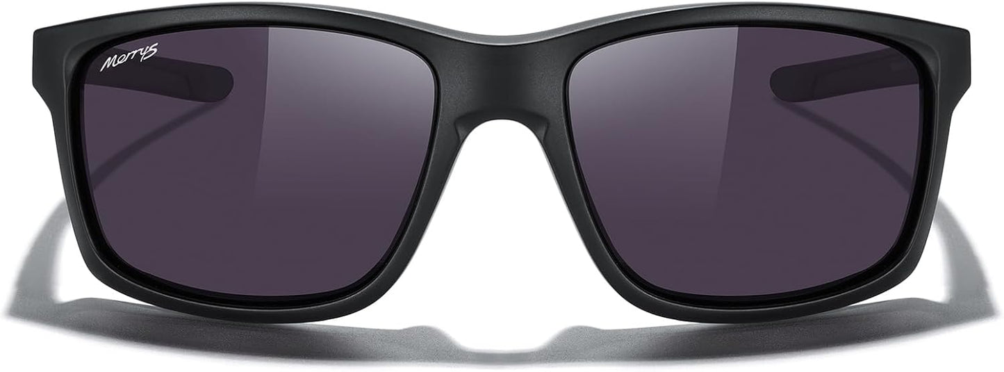 MERRY'S Polarized Sports Sunglasses - UV400 Protection for Men & Women | Ideal for Cycling, Running, Golf, Fishing