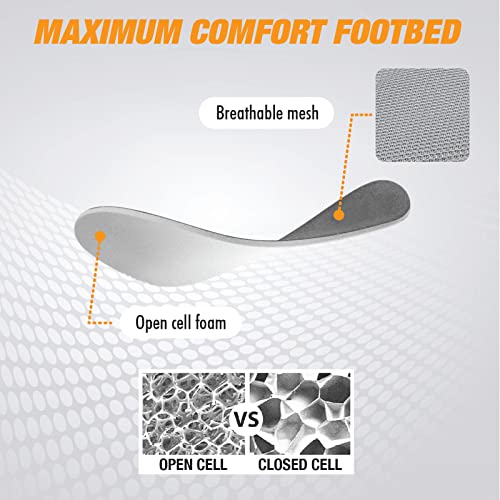 Women's Kona Slip-On Bowling Shoes - Lightweight Knit, 7 Wide / Charcoal
