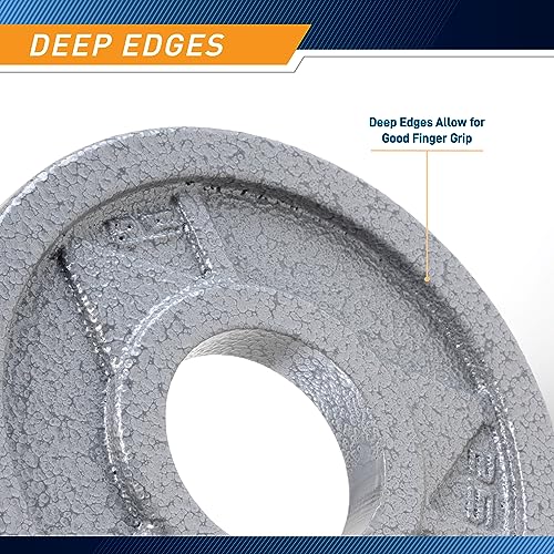Olympic Cast Iron Grip Plates - 2.5lb for Home Gym Training
