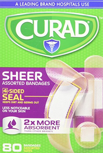 Assorted Plastic Bandages - 80 Count