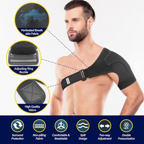 Shoulder Brace for Men & Women (Variation: Shoulder Brace) – Adjustable AC Joint Support, One Size