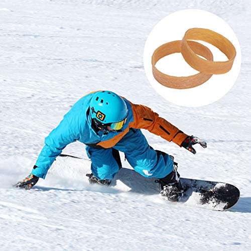 20 Ski Brake Retainers - Durable Rubber for Snowboard Safety