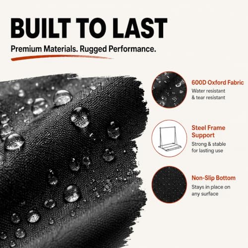 Extra Wide Stadium Seats with Thick Cushion & Back Support - Black 2-Pack
