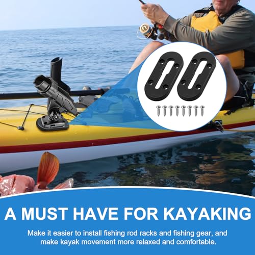 Kayak Track Rail Mount - Low Profile 4-Inch for Accessories