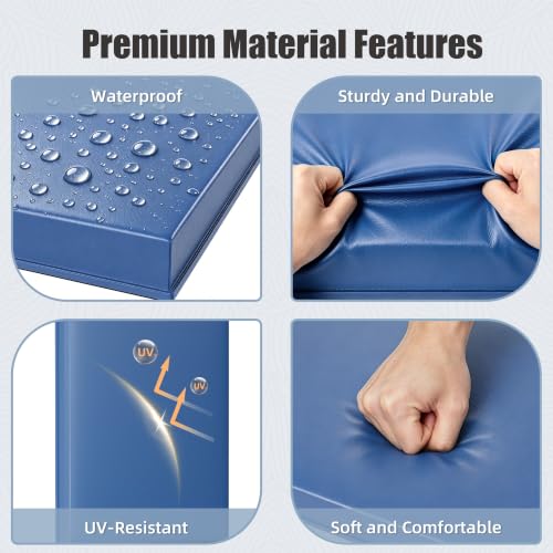 60-Inch Gym Wall Padding - 2-Inch Thick Protective Pads