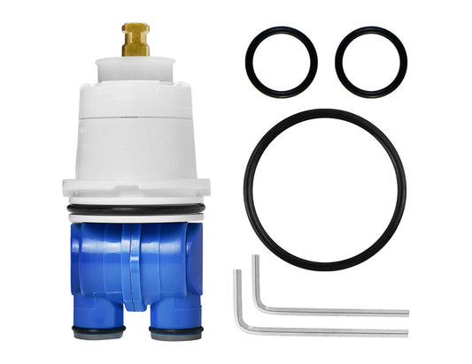 RP19804 Shower Cartridge Compatible with Delta 1300/1400 Series Single Handle Tub Bathtub Shower Faucet Replacement for Delta Monitor Cartridge Repair Plumbing Parts