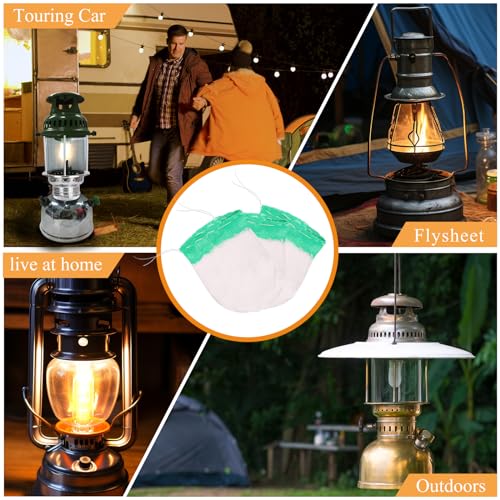 FUYITE 22 Pcs Propane Lantern Mantles U Shape Gas Lamp Covers Outdoor Camping