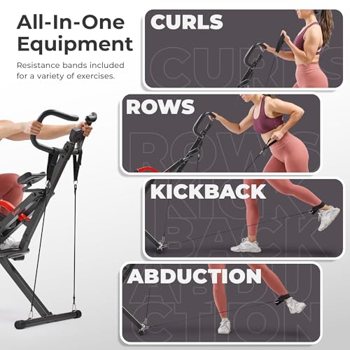 Row-N-Ride Pro Trainer for Full-Body Home Exercise - Adjustable Resistance