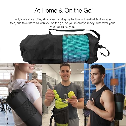 321 STRONG Soft Teal 5-in-1 Massage & Recovery Set - Mobility Kit