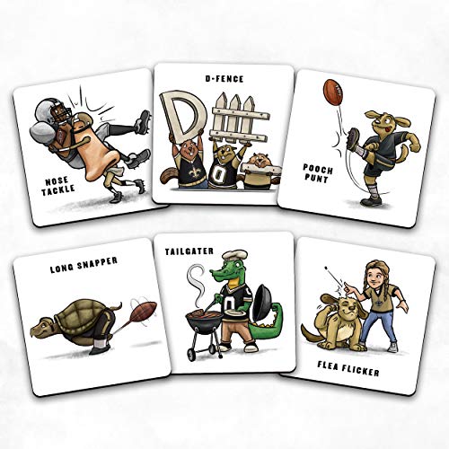 NFL Memory Match Game - New Orleans Saints - Team Colors