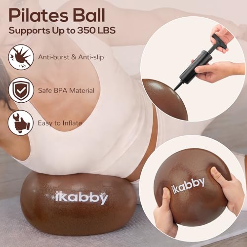 Complete Pilates Kit for Home Workout - Brown