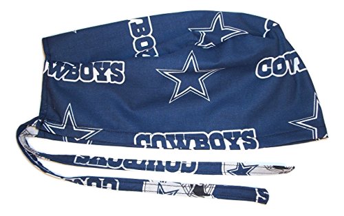 Scrub Hat in Sports Team Fabric - Handmade Cotton Cap