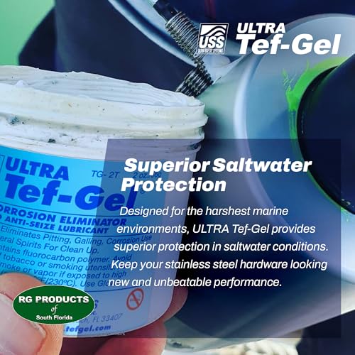 TEF-GEL 2 oz Tef-Gel Anti-Corrosion Lubricant for Saltwater Sailboat Hardware