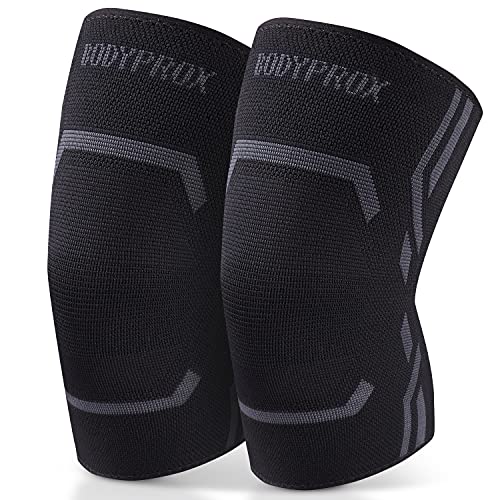 Knee Compression Sleeves for Men and Women - 2 Pack, Medium