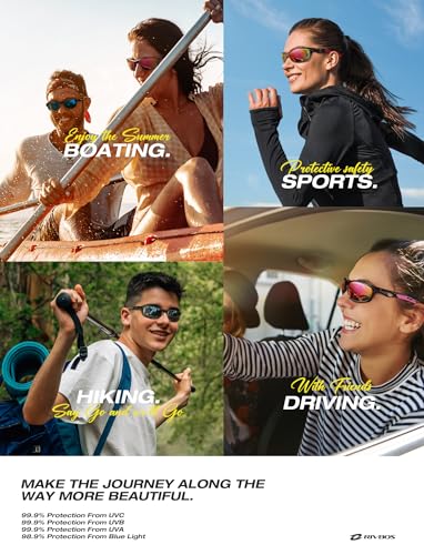 Polarized Sports Sunglasses UV400 for Outdoor Activities