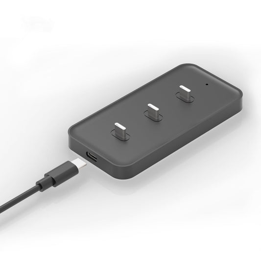 Black Motion Sensor Light Charging Station Multi-Device Charging Station Charging Three LED Lights at The Same Time Saves Time Space and More Convenient.