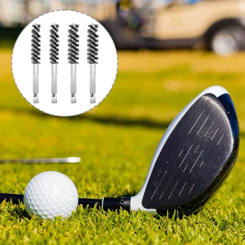 Golf Club Cleaning Brush - Stainless Steel Wire Hosel Brush Set